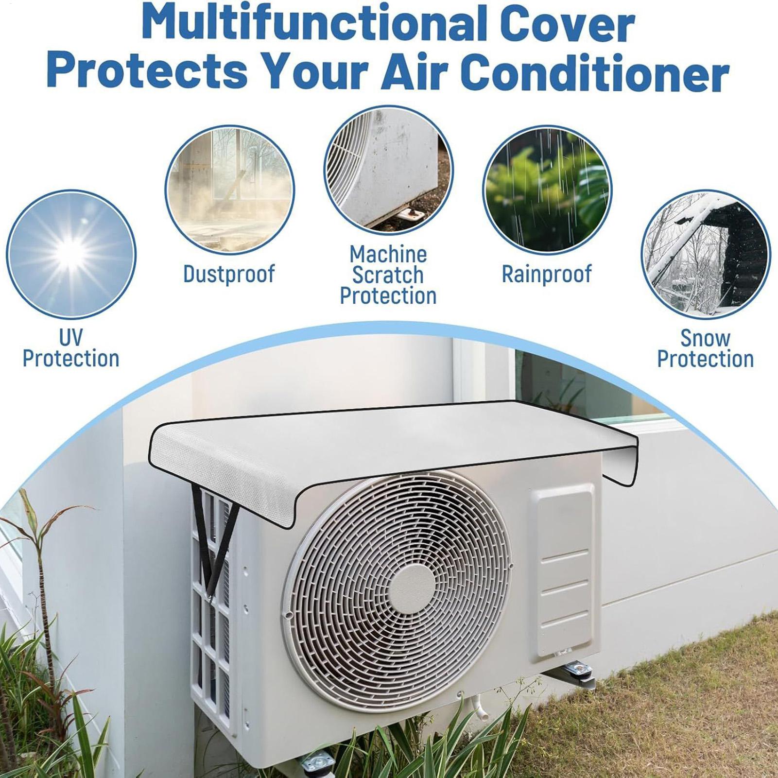 Outdoor Power Heater - ฝาครอบแอร์ภายนอก ประหยัดพลังงาน กันฝน ป้องกันความร้อน ฝาครอบแอร์กันฝุ่น ฝาครอบแอร์ทั่วไป