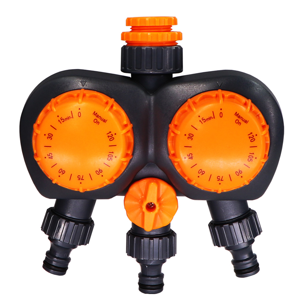 Outdoor Power Timer - สวน Mechanical 3-Way Timer พร้อม Double