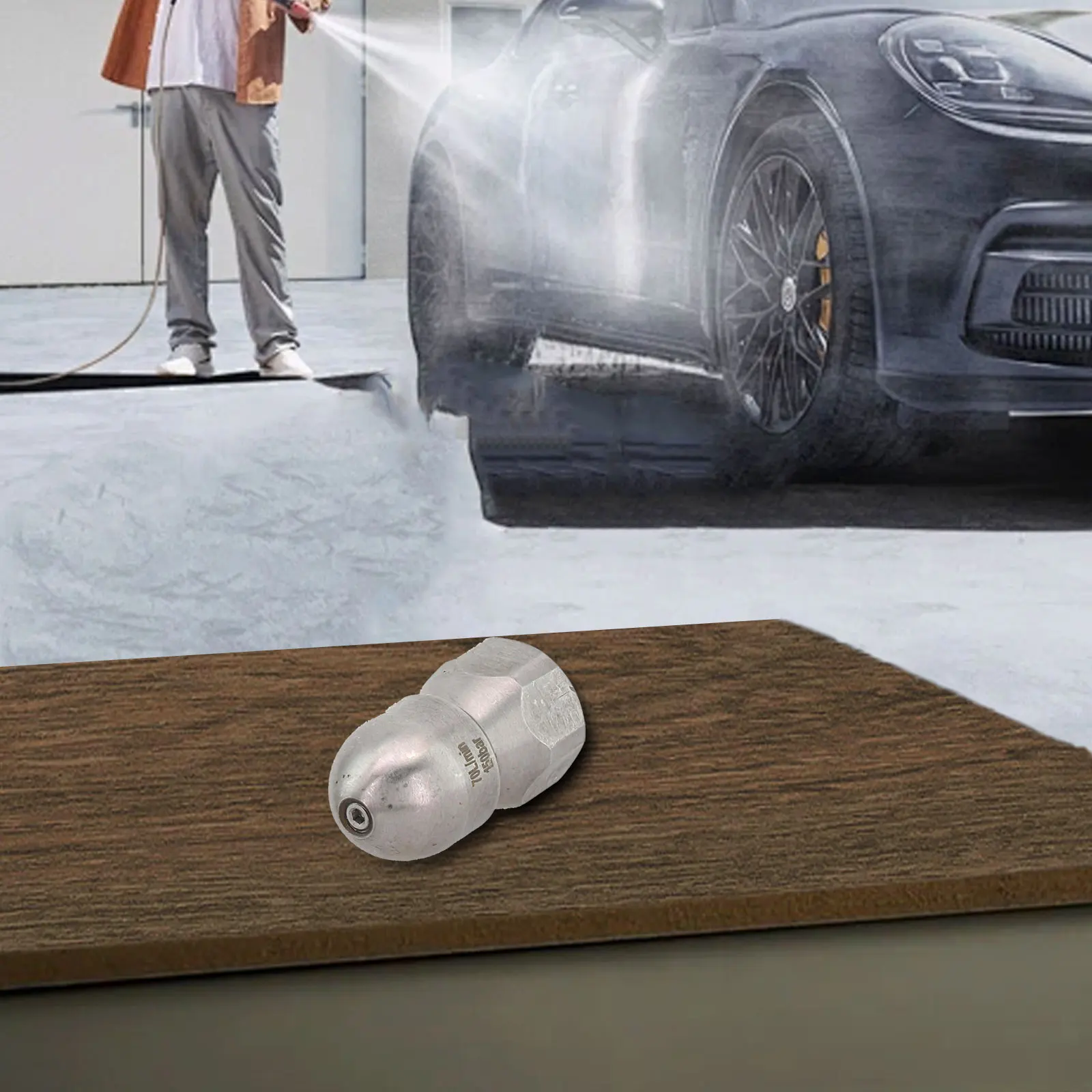 Outdoor Power Washer - แรงดันสูง 70L/min Drain Jetter หัวฉีดสําหรับที่มีประสิทธิภาพ Heavy