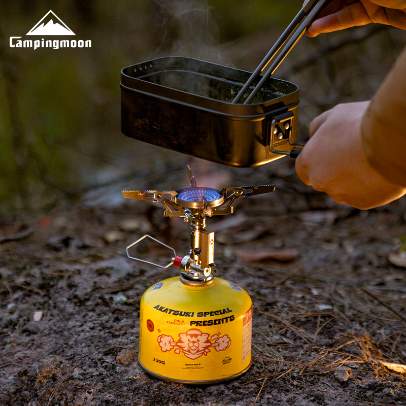 Outdoor Power Heater - เตาแก๊สพกพา CAMPINGMOON XT-2F สำหรับกิจกรรมกลางแจ้ง ปรับแรงดันไฟฟ้าได้ในตัว กำลังไฟสูง