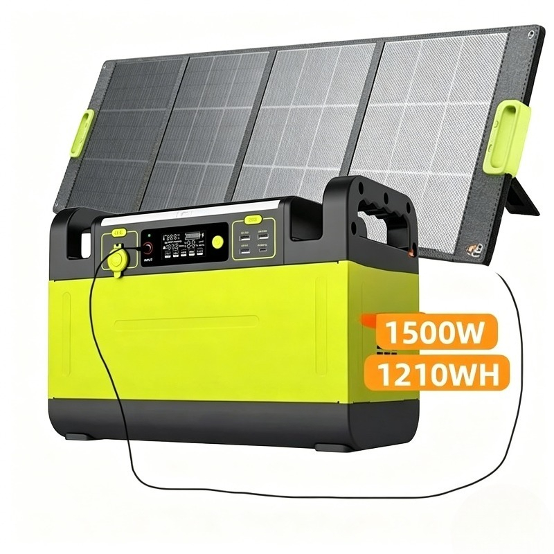 Outdoor Power Bank With Ac Outlet - สถานีไฟฟ้าพกพา 1500 วัตต์ พร้อมเต้ารับ AC สำหรับใช้งานกลางแจ้ง