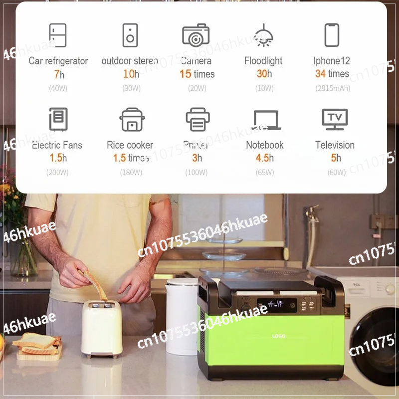 สถานีพลังงานสำรองแบบพกพา 1500  - Outdoor Power Bank With Ac Outlet บทวิจารณ์และราคา