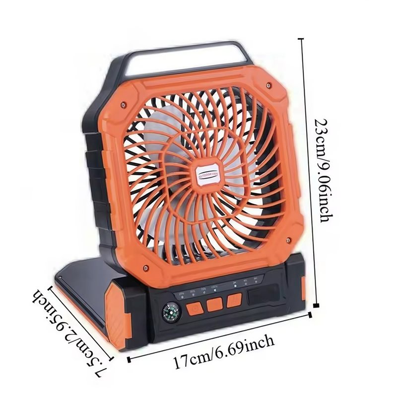 【อุปกรณ์ครัว】พัดลมพกพาพลังงานแ - Outdoor Power Timer บทวิจารณ์และราคา