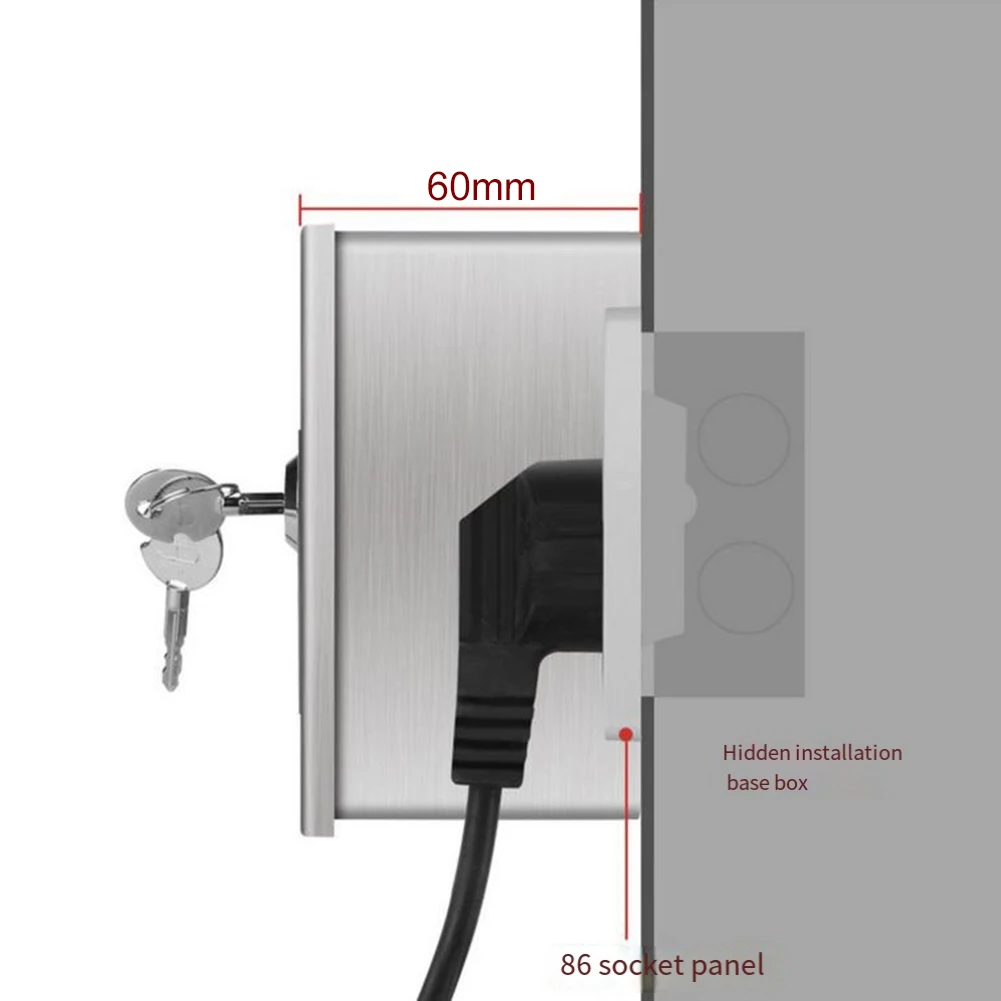 กลอนล็อคกล่องไฟฟ้าสแตนเลสกันน้ - Outdoor Power Outlet บทวิจารณ์และราคา