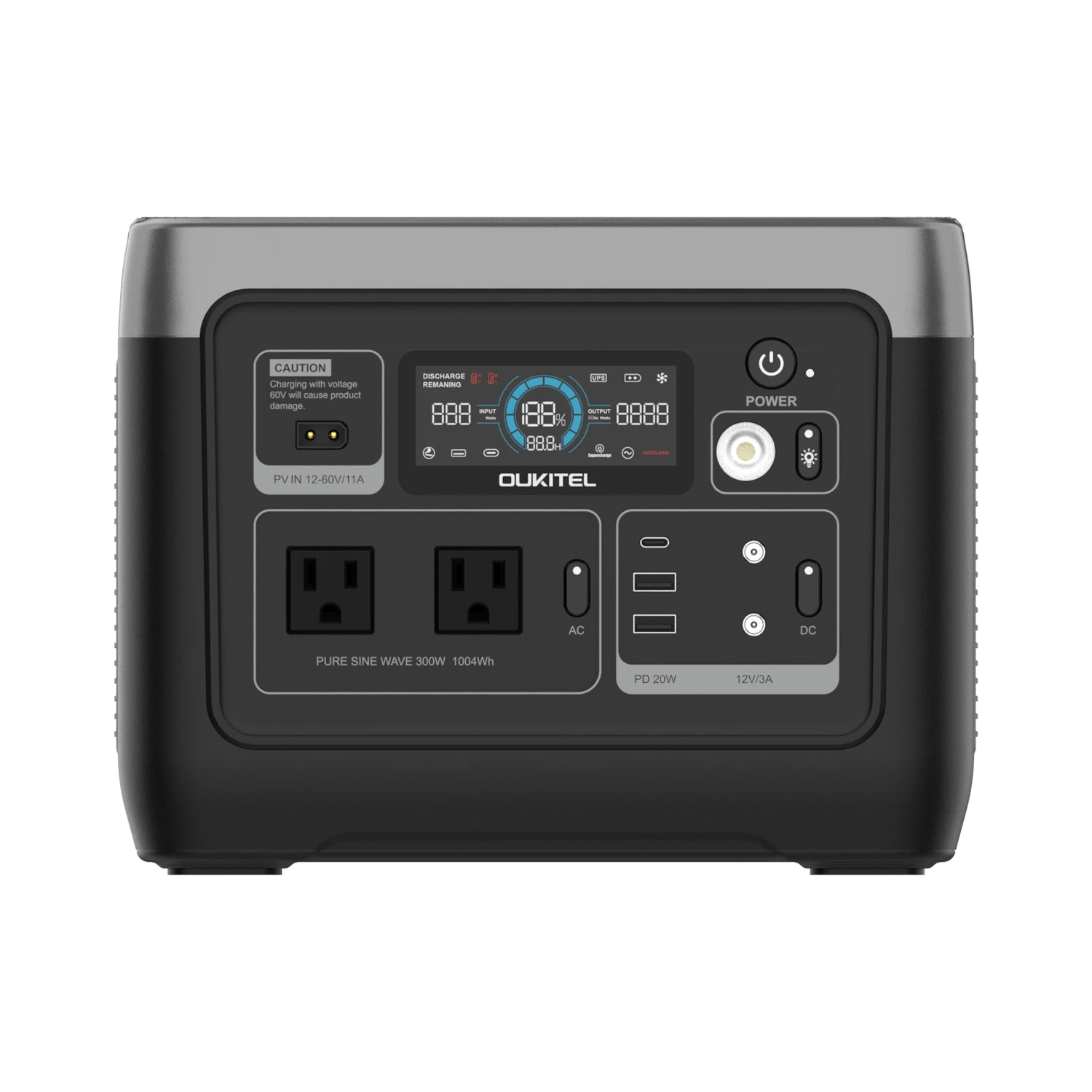 แบตเตอรี่สำรองแบบพกพา 1004Wh 1 - Outdoor Power Bank With Ac Outlet บทวิจารณ์และราคา